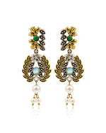 Load image into Gallery viewer, Akriti Dual Tone Stone Necklace Set