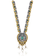 Load image into Gallery viewer, Akriti Dual Tone Stone Necklace Set