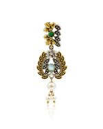Load image into Gallery viewer, Akriti Dual Tone Stone Necklace Set