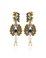 Load image into Gallery viewer, Akriti Dual Tone Stone Necklace Set