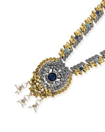 Load image into Gallery viewer, Akriti Dual Tone Stone Necklace Set