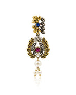 Load image into Gallery viewer, Akriti Dual Tone Stone Necklace Set