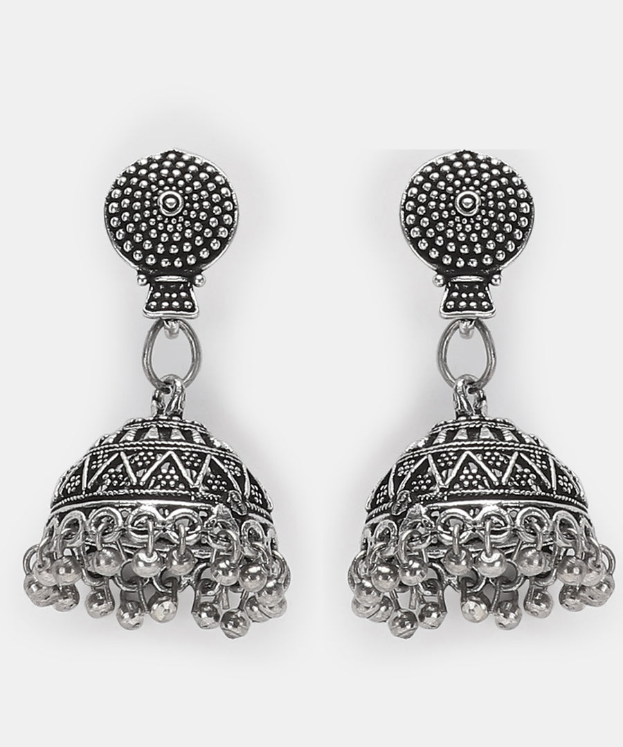 DIVYA SILVER OXIDISED JEWELLERY SET COMBO