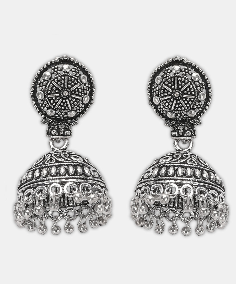 MAHI SILVER OXIDISED JEWELLLERY SET COMBO