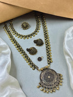 Load image into Gallery viewer, Jiya Golden Jewellery Set