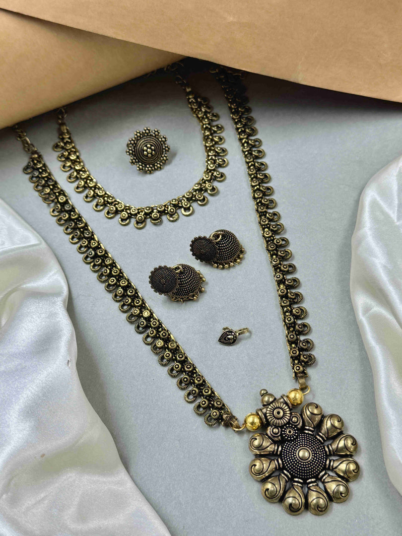 Tanya Golden Jewellery Set