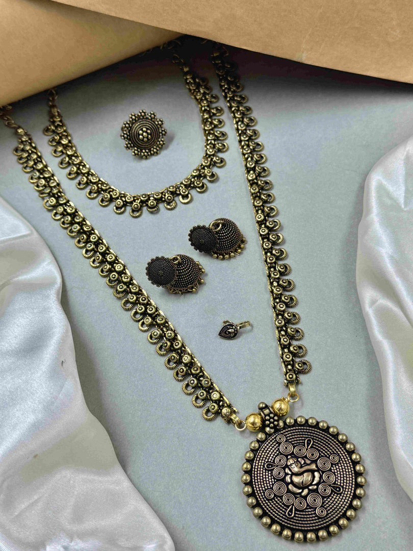 Tanya Golden Jewellery Set
