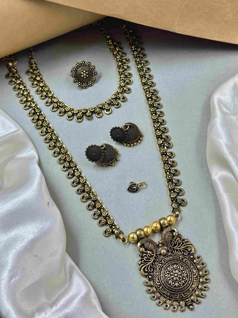 Tanya Golden Jewellery Set