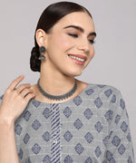 Load image into Gallery viewer, ADITI SILVER OXIDISED JEWELLERY SET COMBO