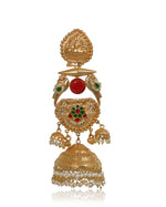 Load image into Gallery viewer, Saanvi Golden Earrings