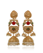 Load image into Gallery viewer, Saanvi Golden Earrings