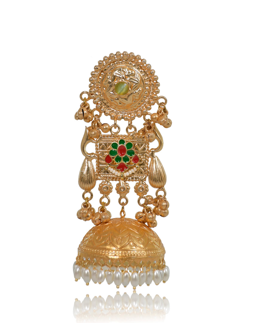 Swarnika Golden Earrings