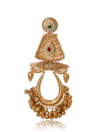 Load image into Gallery viewer, Mayuri Golden Earrings