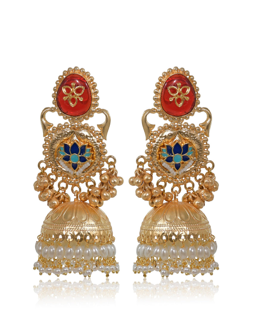 Mehira Golden Earrings