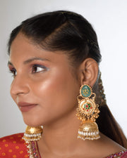 Mehira Golden Earrings