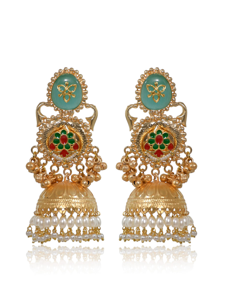 Mehira Golden Earrings