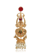 Load image into Gallery viewer, Crimson Golden Earrings