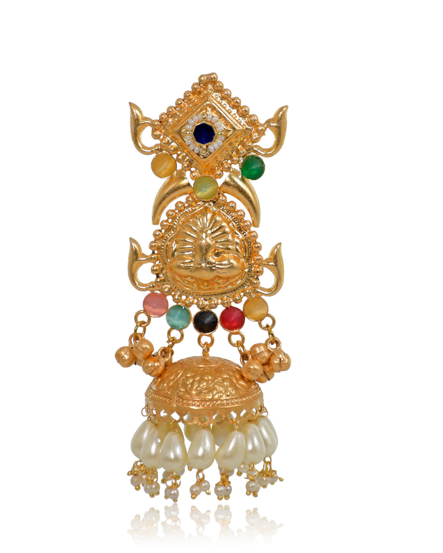 Vaibhavi Golden Earrings