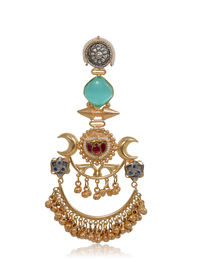 Chaand Golden Earrings