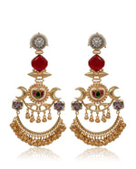 Load image into Gallery viewer, Chaand Golden Earrings