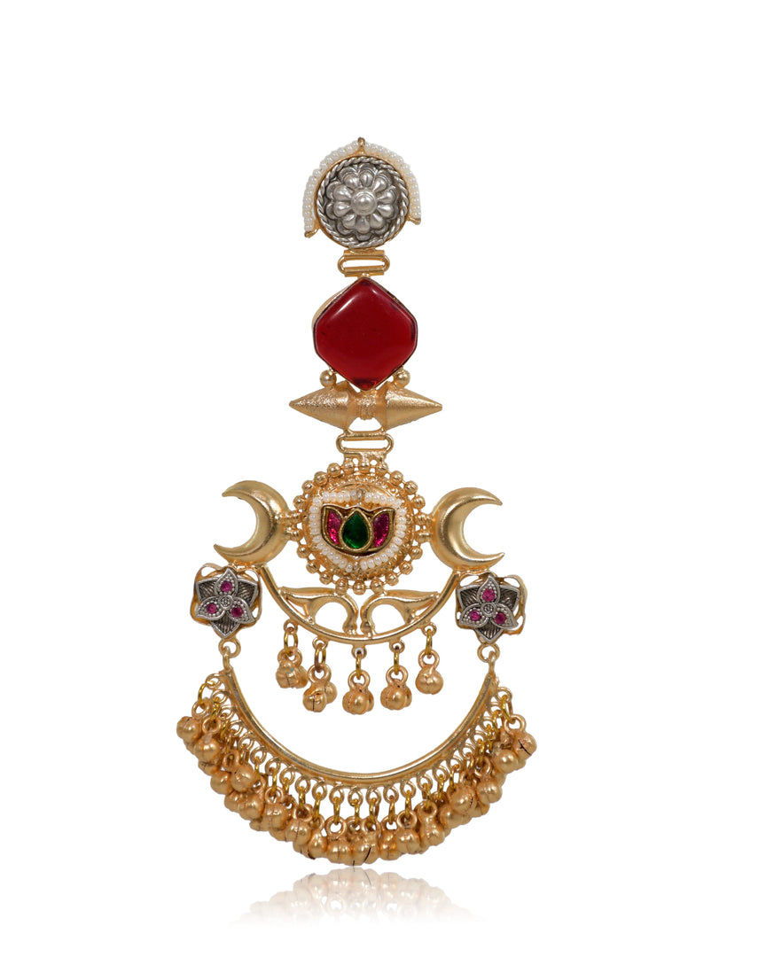 Chaand Golden Earrings