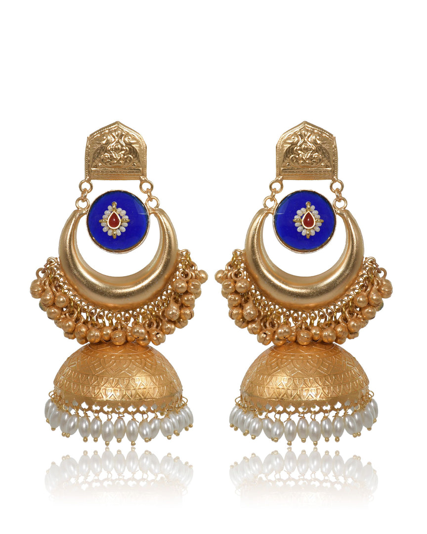 Aarohi Golden Earrings