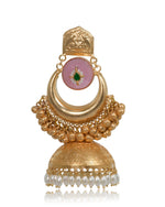 Load image into Gallery viewer, Aarohi Golden Earrings