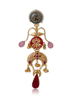Load image into Gallery viewer, Radha Golden Earrings