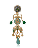 Load image into Gallery viewer, Radha Golden Earrings
