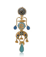 Load image into Gallery viewer, Radha Golden Earrings