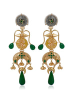 Load image into Gallery viewer, Radha Golden Earrings