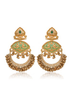 Load image into Gallery viewer, Suvarna Golden Earrings