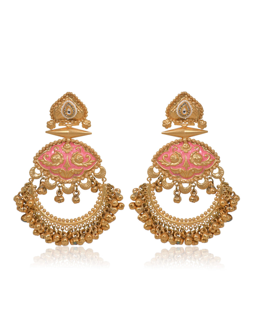 Suvarna Golden Earrings
