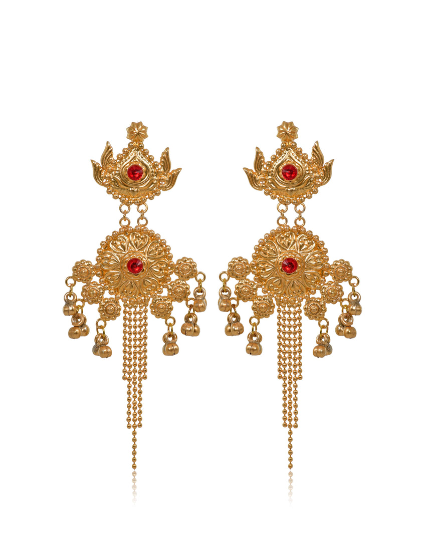 Aarna Golden Earrings