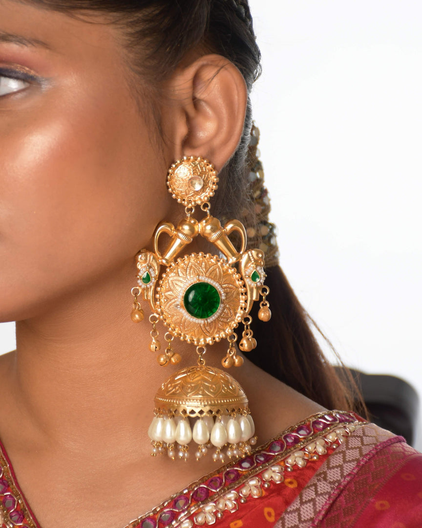 Kalyani Golden Earrings