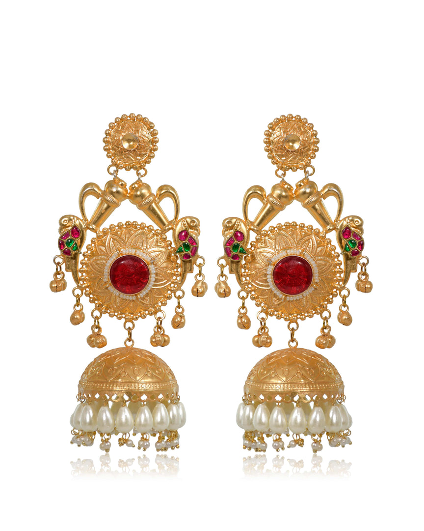 Kalyani Golden Earrings