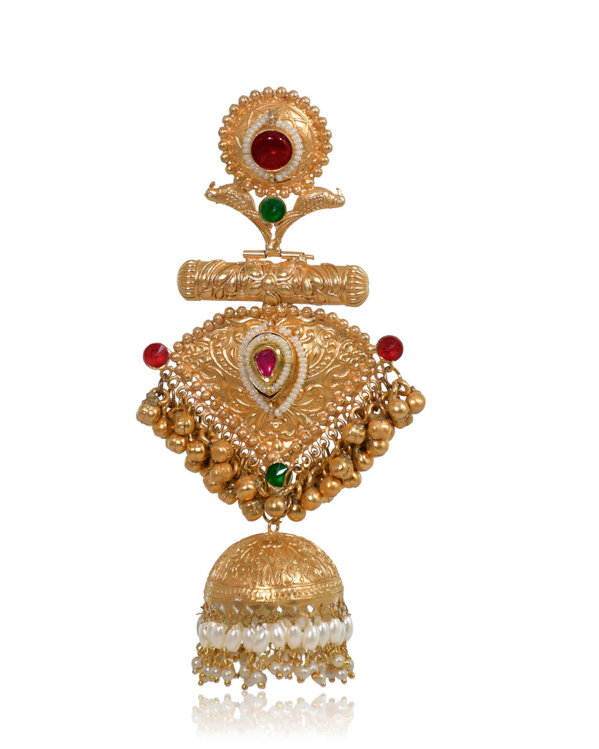 Nandini Golden Earrings
