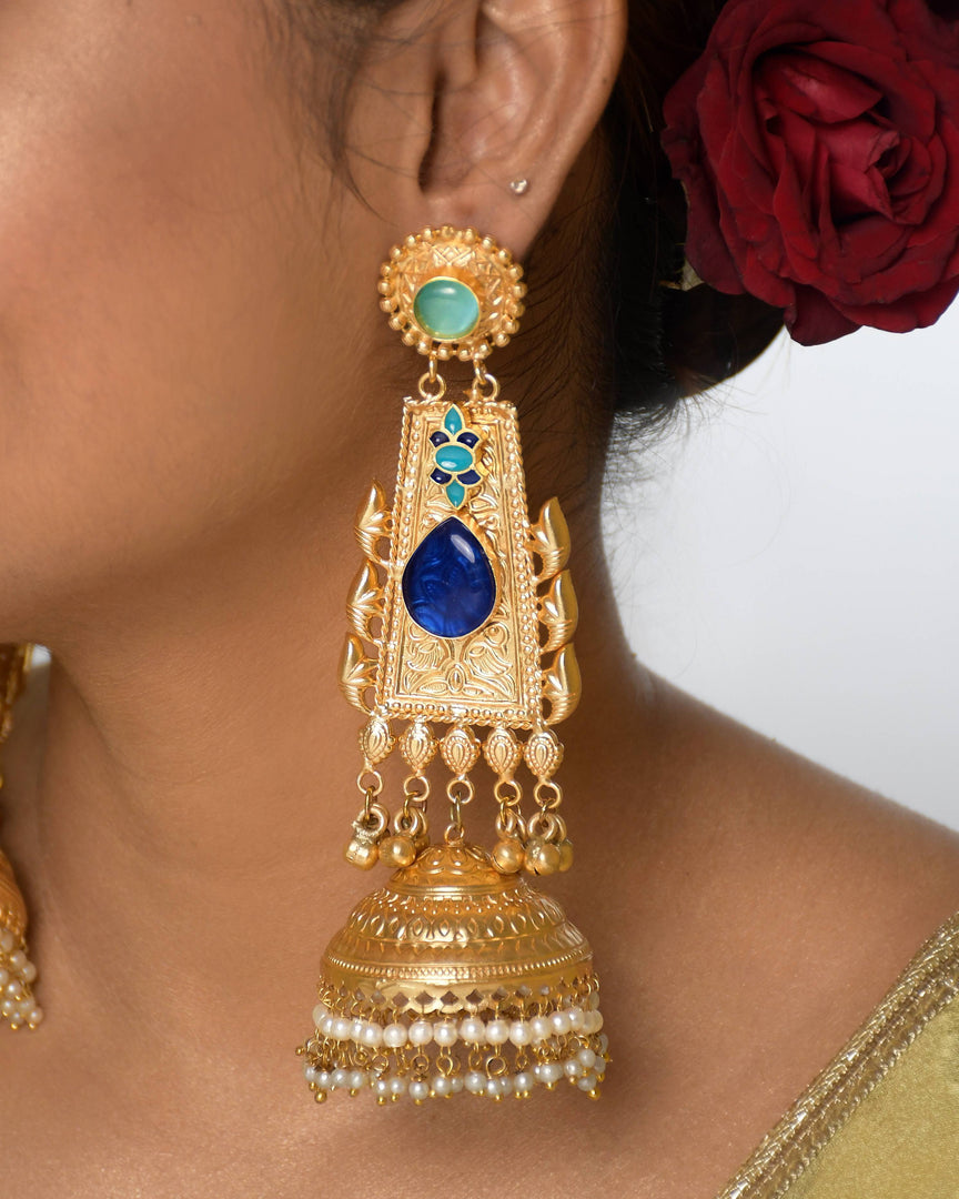 Meher Golden Earrings