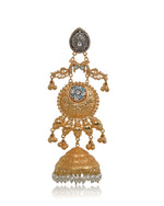 Load image into Gallery viewer, Ridhima Golden Earrings