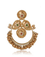 Load image into Gallery viewer, Rajeshwari Golden Earrings