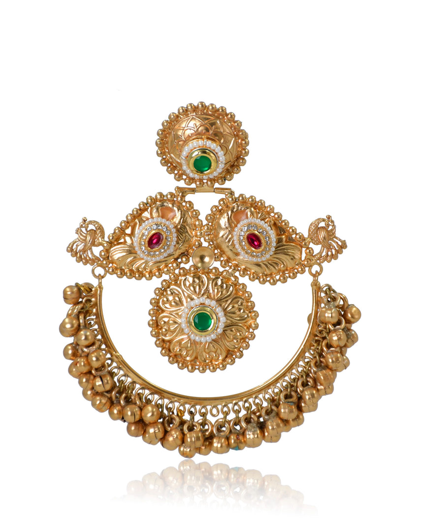 Rajeshwari Golden Earrings