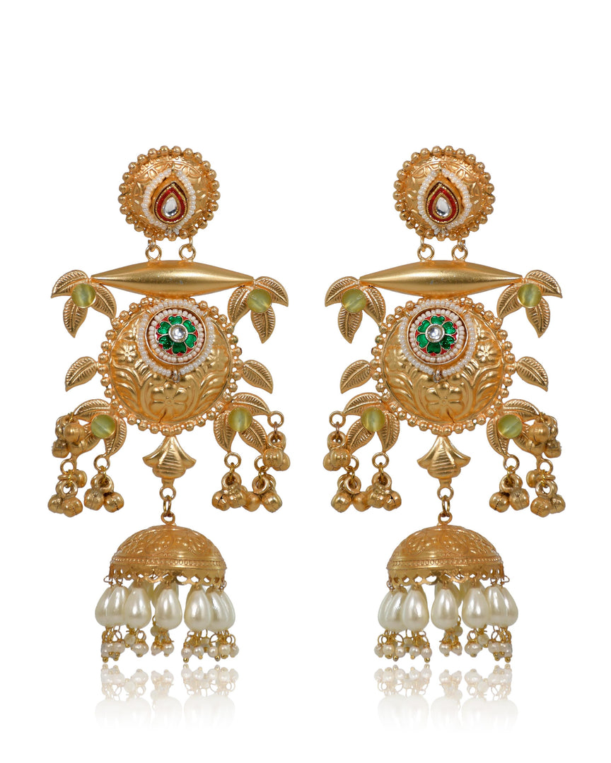 Ziva Golden Earrings