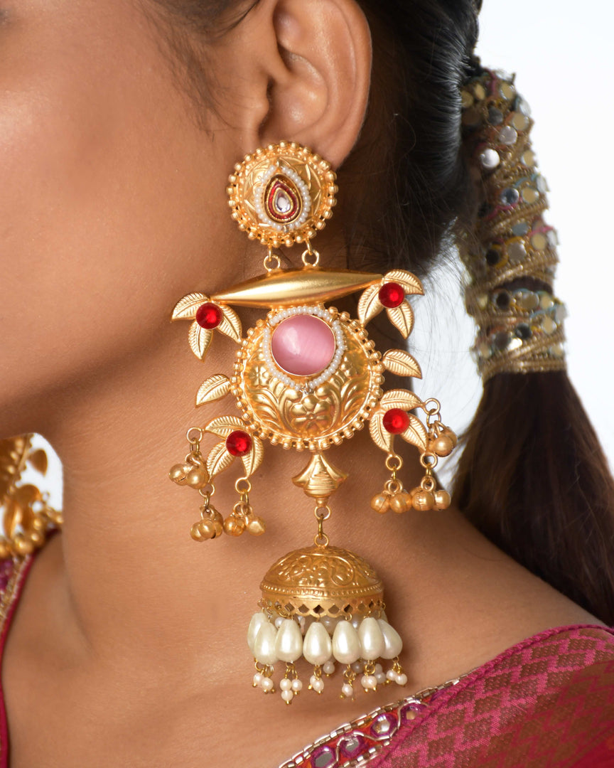 Ziva Golden Earrings