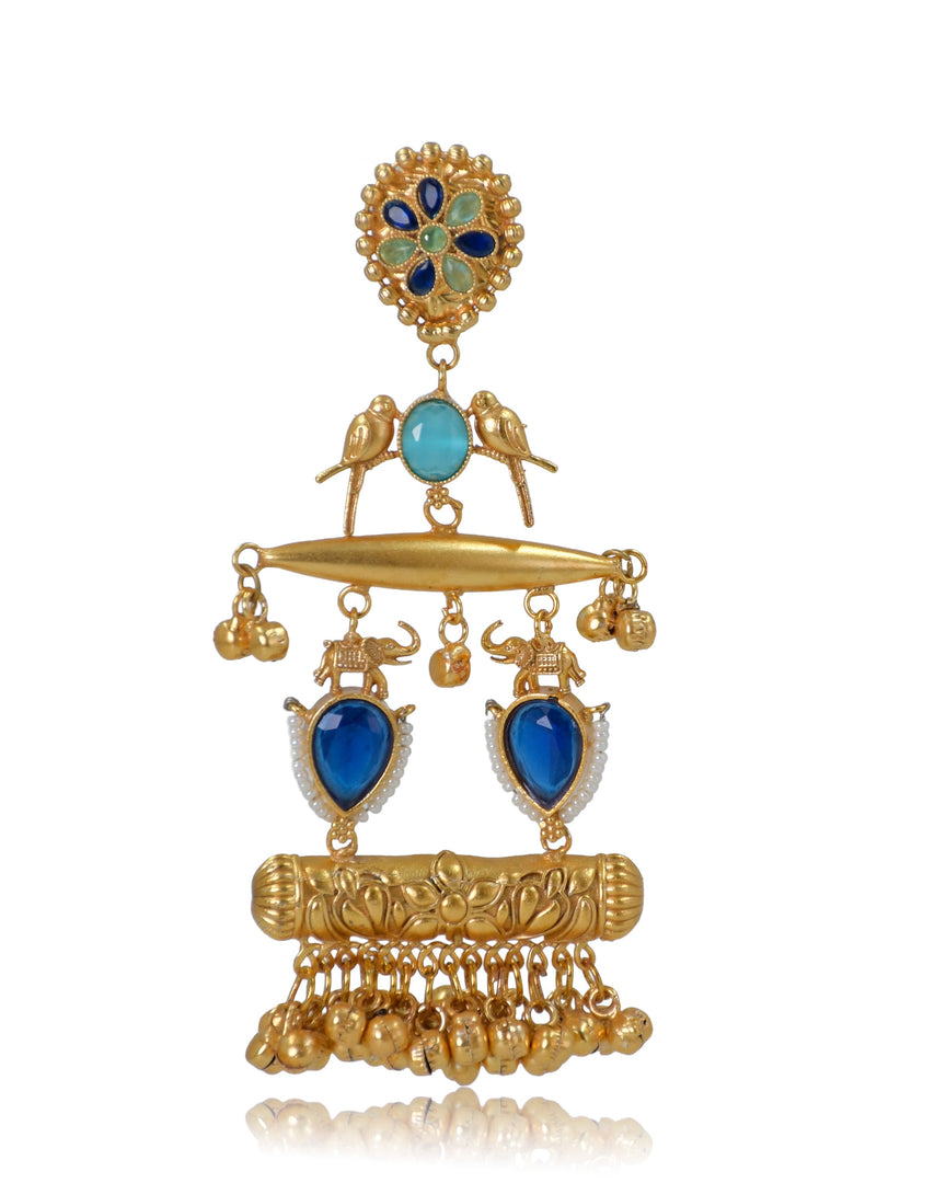 Khanak Golden Earrings