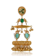 Load image into Gallery viewer, Khanak Golden Earrings