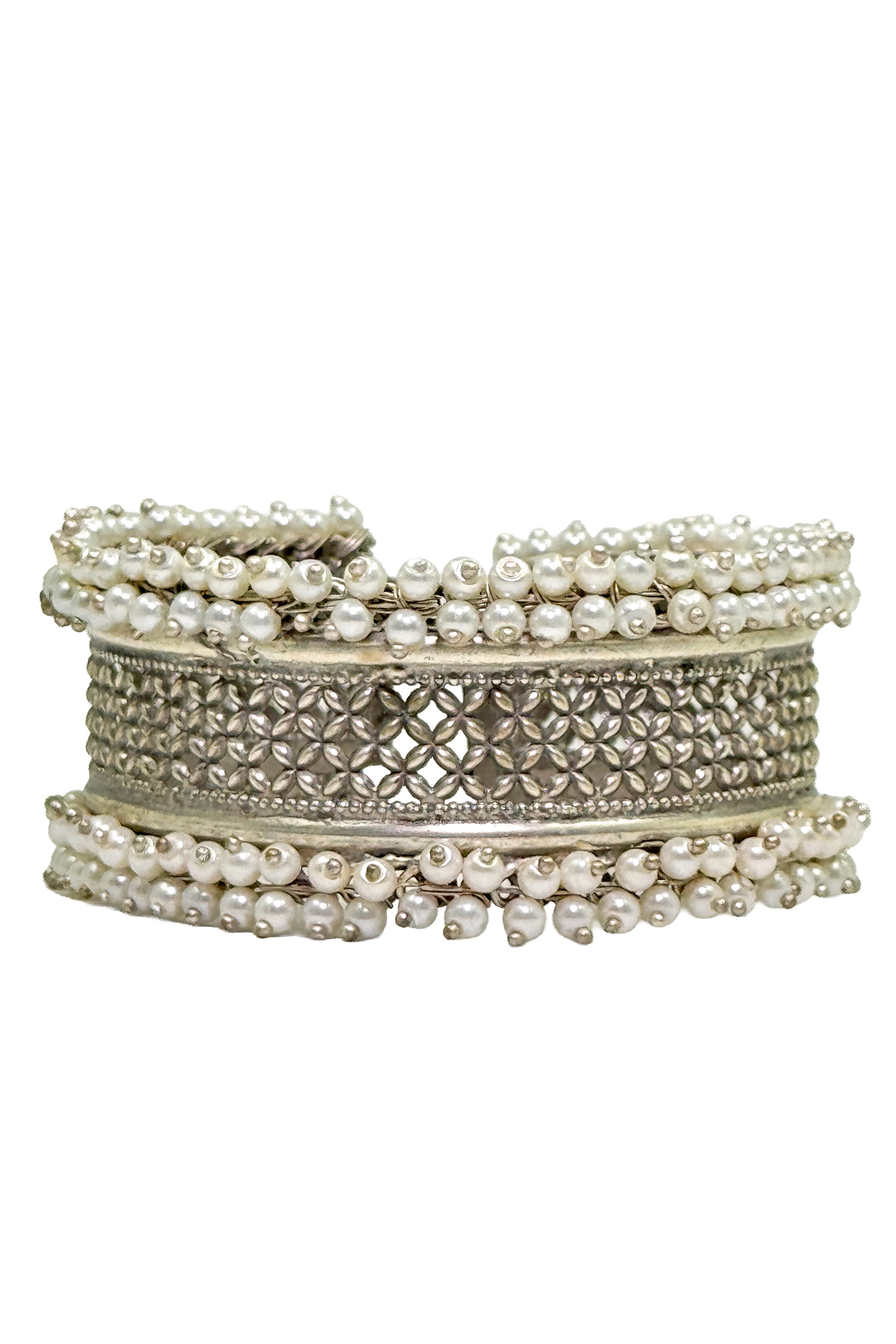 KRIYA SILVER LOOKALIKE HANDMADE KADA