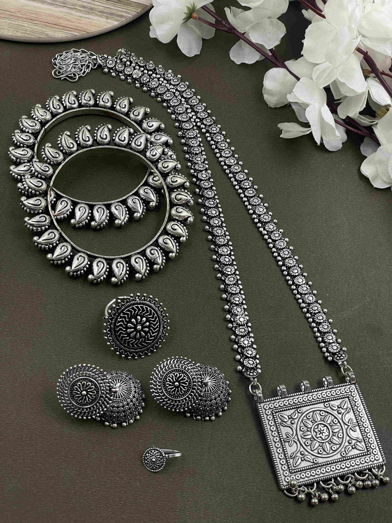 MISHKA 5 PIECE KOLAPURI JEWELLERY SET COMBO
