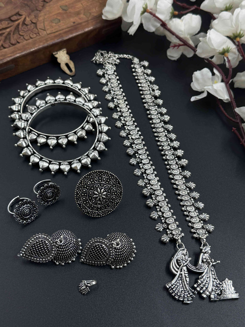 RAHI 6 PIECE KOLAPURI JEWELLERY SET COMBO
