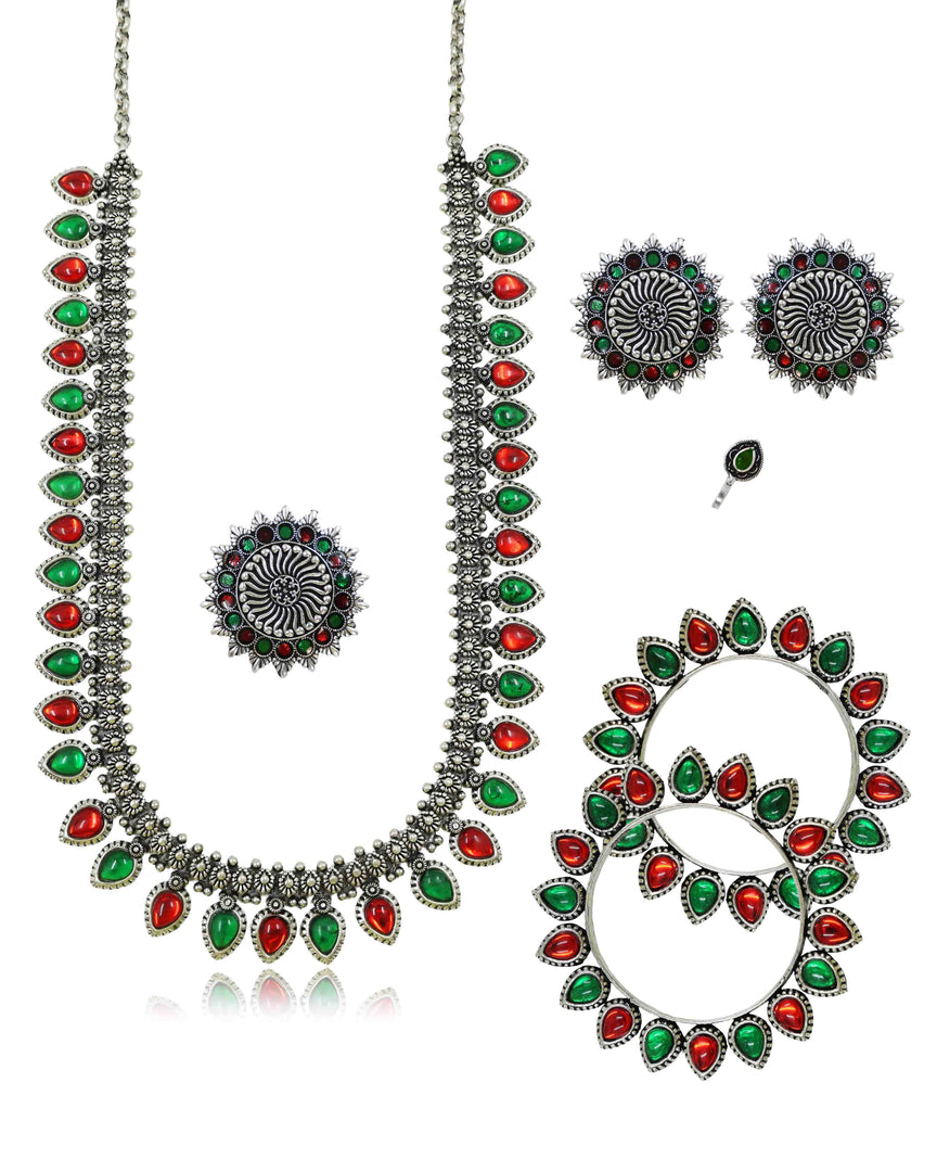 Aarushi Stone Jewellery Set