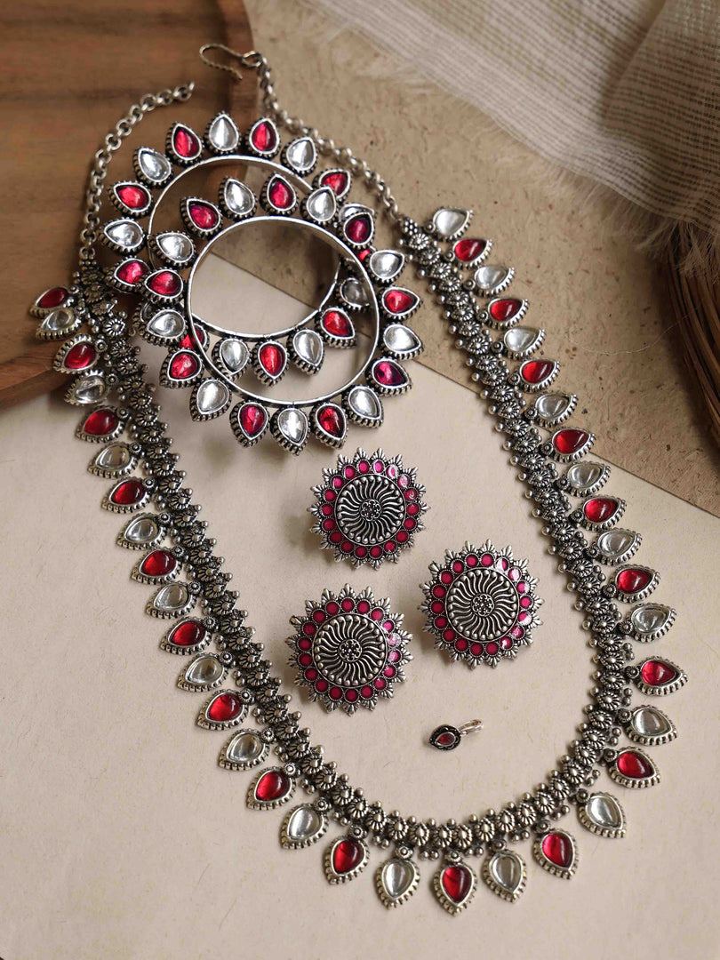 Aarushi Stone Jewellery Set
